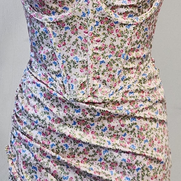 New!For Love and Lemons Baby Butterflies Slip Dress - Picture 12 of 16